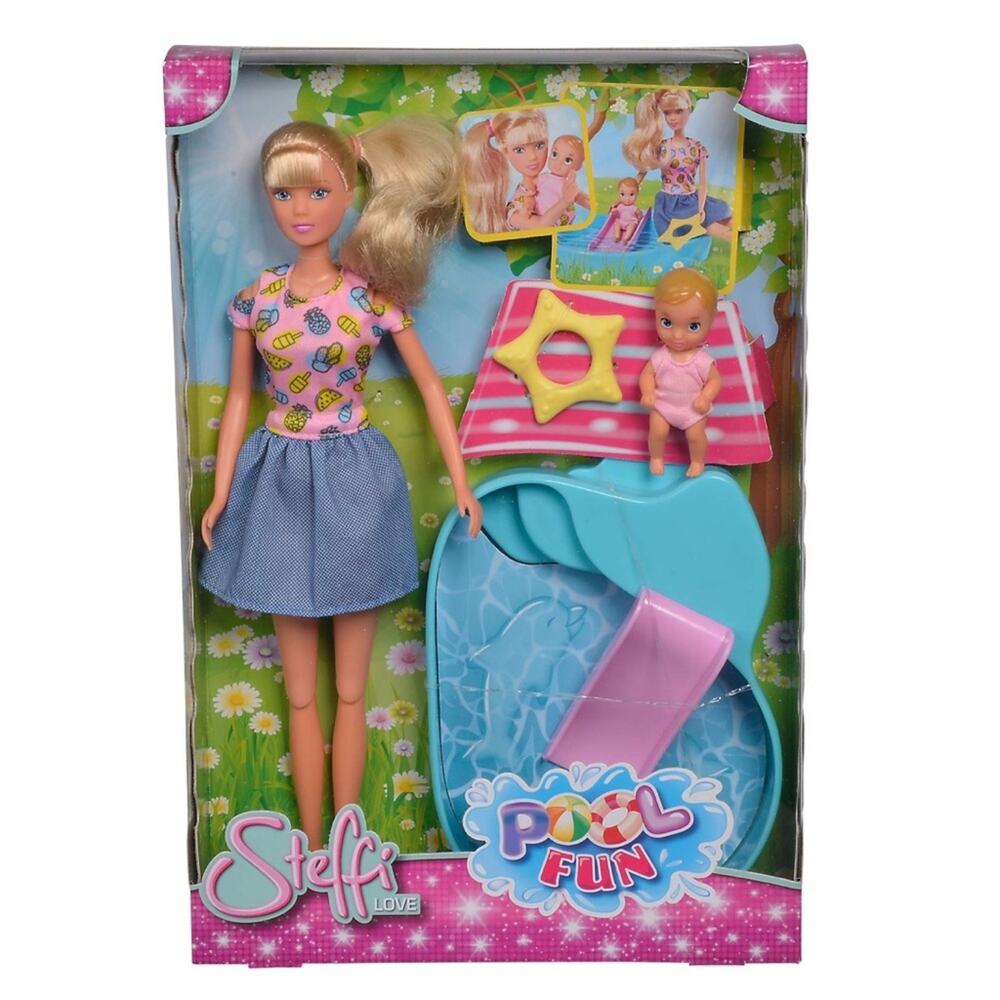 Simba Toys Steffi Love Pool Fun Swimming Pool Doll Playset